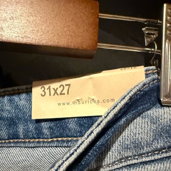 Kancan Womens 31 x 27 high Rise Light Blue Distressed Boyfriend Jeans - Picture 4 of 8